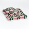 Towel.Studio | Frottee Badetuch Weave | Pink & Green