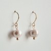 nahili OHRRINGE simply beautiful  "rose Pearl" pastellrosa Perlmutt Perle & 14K Gelbgold plattiert 