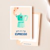 Minikarte „Espresso“ – Liebe & Kaffee