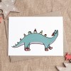 The Naughty District - Weihnachtskarte »Dino liebt seine Mützensammlung«