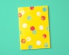 Notizheft A5 Dots on yellow // Papaya paper products