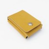 Einfachdesign, Slimwallet, Minigeldbeutel, Geldbeute, Leder, gelb