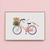 Tulpenfahrrad / Kunstprint A4, A5 / Svea Hansohn Illustration