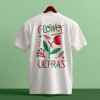 Martin Krusche - T-Shirt white »Flower Ultras«