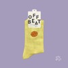 Bestickt Franzbrötchen Socken von Offbeat
