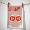 Geschirrtuch - Bio Baumwolle - Ein Hoch auf uns - Naturbedacht