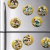 Grundrechte-Sticker-Set (in gold)