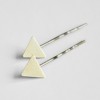 nahili Haarklammern "triangle" Dreieck Haarspange Bobby Pin