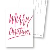 Martina Olonschek |
Weihnachtspostkarten "Merry Christmas – A" // Weihnachtskarte
5er Set