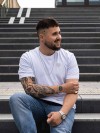 Stadtliebe® | München T-Shirt mit gesticktem „Edelweiss“ weiss 100% Bio-Baumwolle
