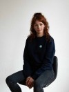 Stadtliebe® | Kassel Sweatshirt mit gestickter „Spitzhacke“ French Navi 100% Bio-Baumwolle
