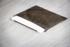 Gefütterte nachhaltige Laptop Hülle 13–14" aus Blattleder – Vegane, handgenähte & wasserabweisende Laptoptasche MacBook Air/Pro - grau/braun BY COPALA
