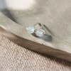Aquamarin Ohrstecker - für innere Ruhe und Stärke - handgefertigt aus Sterling Silber oder (Rosé) Gold Filled - KIZZU Schmuck Manufaktur 