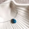 Kupfer-Türkis Fadenkette – hauchfein & handgemacht, für Klarheit, Ruhe und Stärke - KIZZU Schmuck