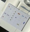 Kalender 2025 mit Aufklebern A4/A3 - SANS.