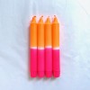 Hej Candles x Dip Dye Kerzen NEON Pink Orange (4er-Set)