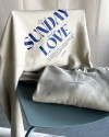 Its a Sunday kind of Love | Slow Sunday Hoodie | Backprint Unisex