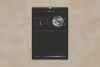 Mondkalender 2027 schwarz // ShellyCreates