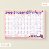Familiar Faces »Wandkalender A2 Toni 2025«: Vielfalt – Tag für Tag (Jahres-Planer/ Jahres-Kalender)