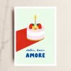 Karte DOLCI, BACI, AMORE - Liebe. Italien. Süß.
