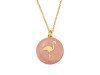 lille mus Porzellan-Kette – Flamingo (verschiedene Farben)