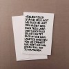 Love is the new black – Grußkarte "Verliebt euch ständig neu"