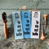 Franzose *la vie est belle*
Letterpress von papelami