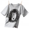 Bio-Baumwoll Shirt für Kleine / Löwe (grau)