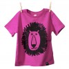 Bio-Baumwoll Shirt für Kleine / Löwe (pink)
