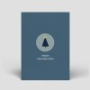 Postkarte - Weihnachten - Tannenbaum im Kreis - Nr. 5 - Naturbedacht