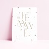 Karte FÊTE DE LA FEMME (gold) von ODE TO AYVI