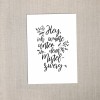 Love is the new black - Postkarte "Mistelzweig" 