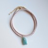 WUNDERVOLL | AVENTURINE FISH Cord Necklace