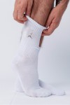 Pilates Pose | Bestickte Bio Baumwoll Socken mit Grip-Sohle | Fashion Drinks