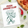 Hey Urban Monkey - Grußkarte Pizza Lovers Club Retro-Stil 
