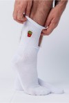 Pommes | Bestickte Bio Baumwoll Socken | Fashion Drinks