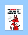Karte "Ein Muchs fuss tun..." von DV×NG TH×NGS