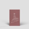 Midikarte - Merry Christmas - Nr. 143 - Naturbedacht