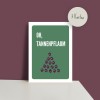 Grußkarte 3er-Set "Oh Tannenpflaum", A6 Postkarte, Naturpapier von issgut