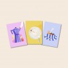 Coffee Postcards / 3er Set A6 Postkarten / Svea Hansohn Illustration
