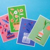 Martin Krusche - Risographie Postkartenset »Blumen«