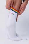 Pride Proud | LOVE WINS | Bestickte Bio Baumwoll Socken | Fashion Drinks