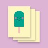 Karte "EIS" im 3er Set von 9am concepts