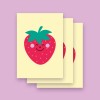 Karte "ERDBEERE" im 3er Set von 9am concepts
