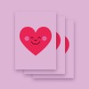 Karte "ROTES HERZ" im 3er Set von 9am concepts
