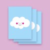 Karte "WOLKE" im 3er Set von 9am concepts
