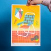 Martin Krusche - Risographie »Campingstuhl«, 21x29,7cm