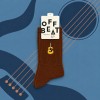 Bestickt Acoustic Guitar Socken von Offbeat