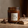 Duftkerze Zirbenwald, 100 g im Braunglas – Salty Mind