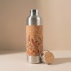 Edelstahl-Trinkflasche 750 ml mit Kork-Print – Salty Mind